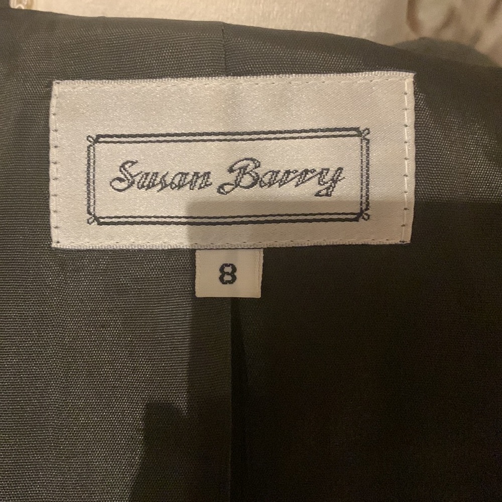 Vintage Susan Barry olive green blazer Size 8 - Picture 4 of 5